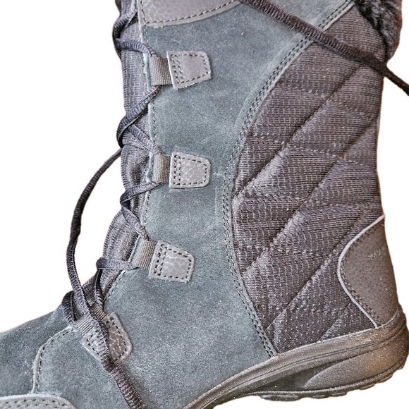 Columbia Ice Maiden II Women’s Waterproof Winter Boots Size 8 Black Snow - Picture 10 of 13